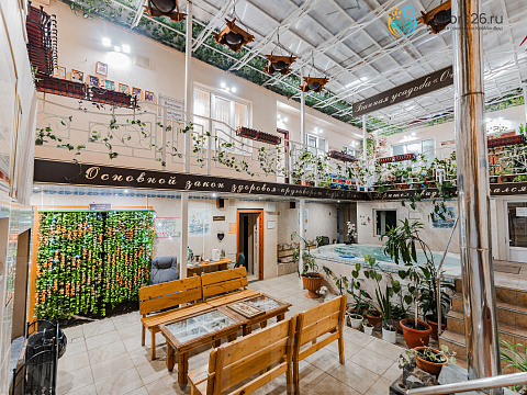 Санаторий «Элита» Кисловодск. Внутренний дворик, банный комплекс